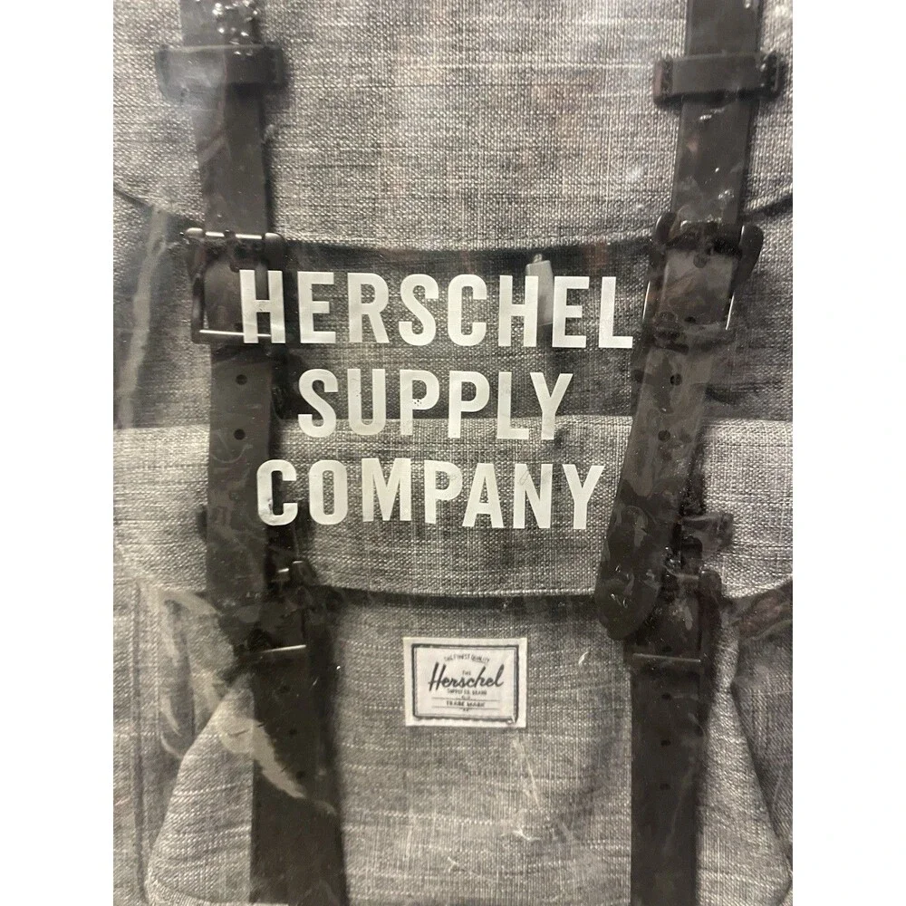 Herschel Little America 25L Laptop Backpack - Logz.io DevOps Tech Swag - GrayNWT